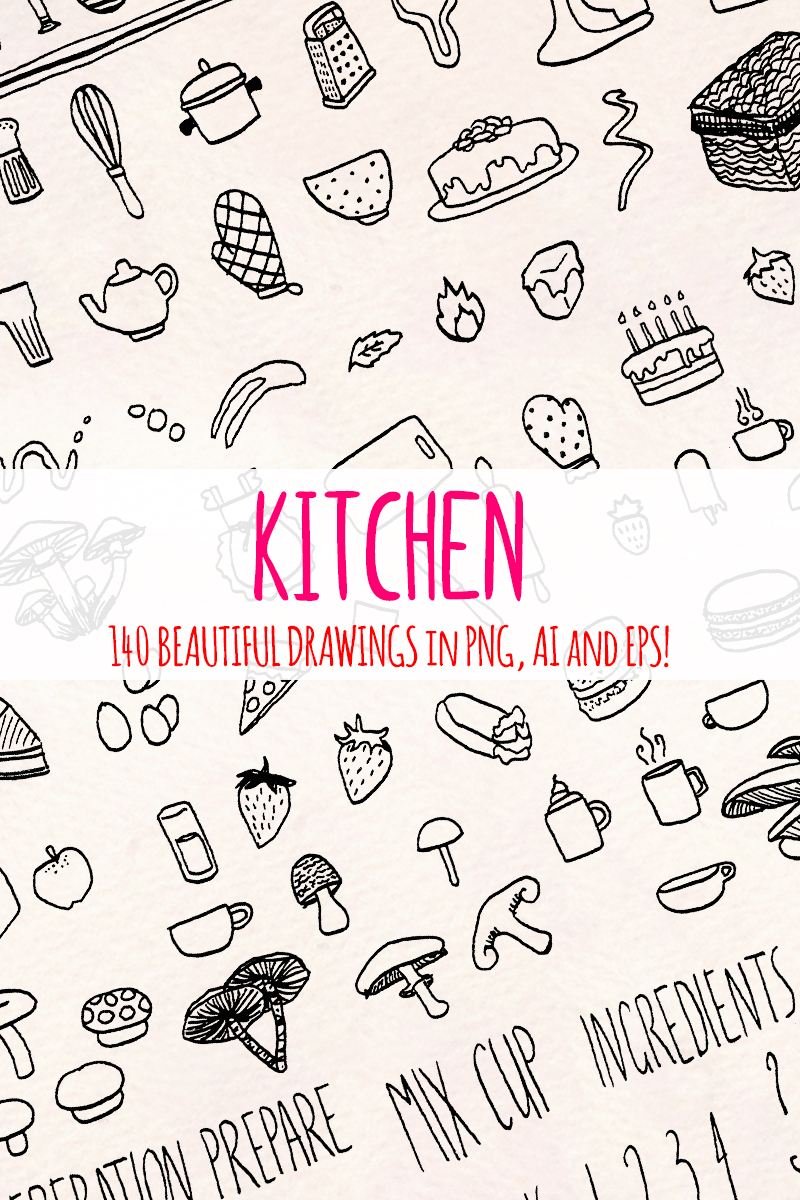 148 Food, Kitchen and Cooking - Illustration