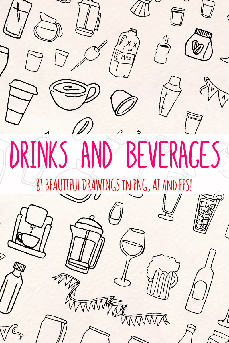 81 Beverage and Drink - Illustration
