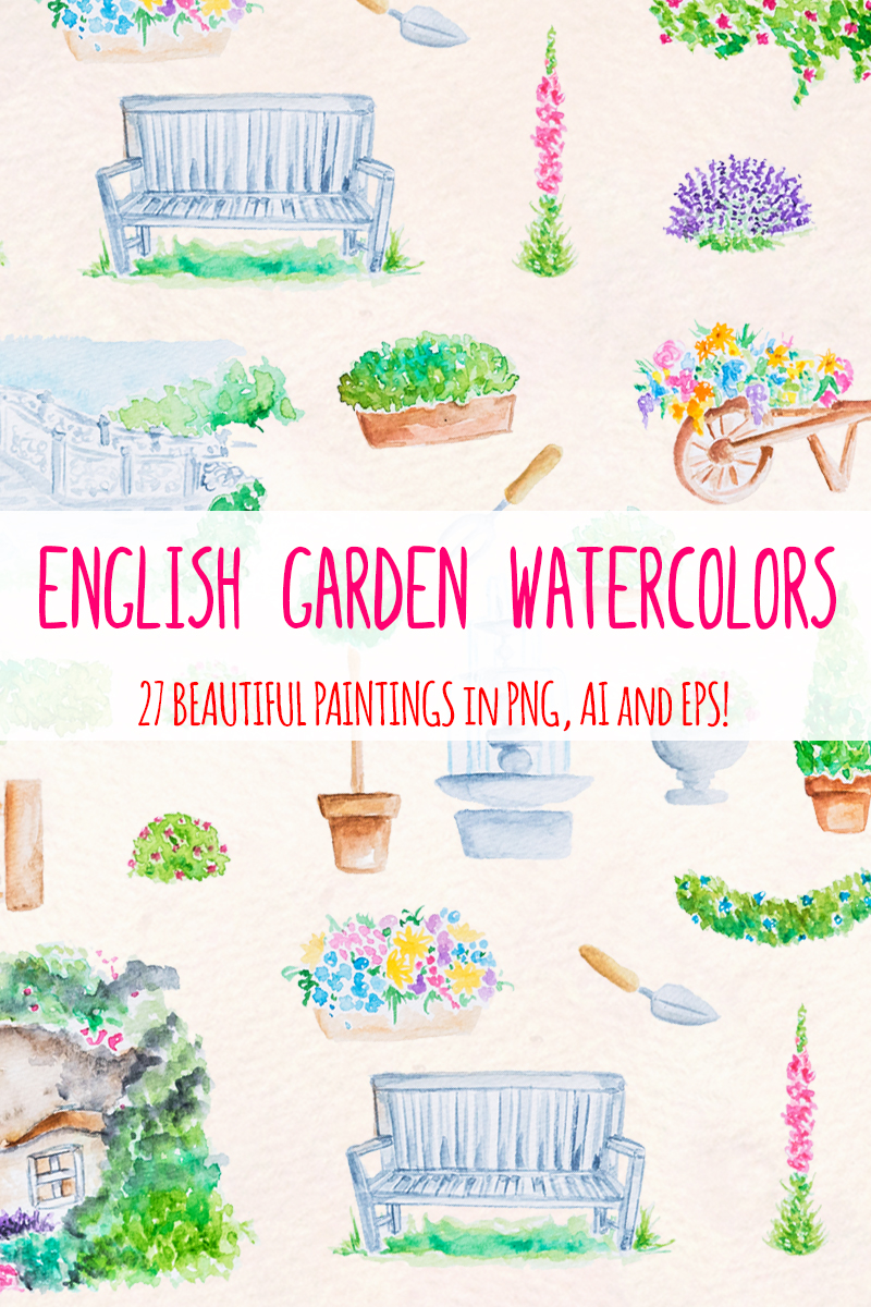 27 English Garden - Illustration