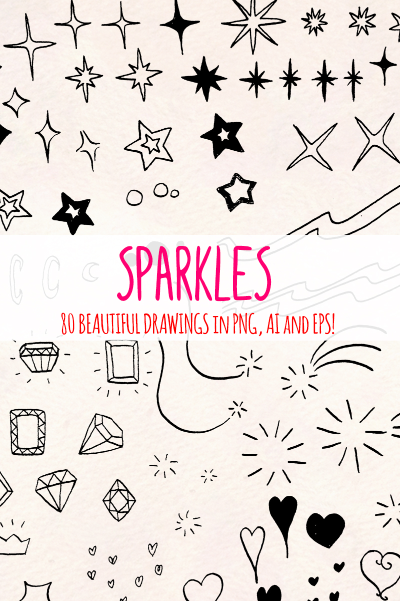 84 Sparkle and Star - Illustration