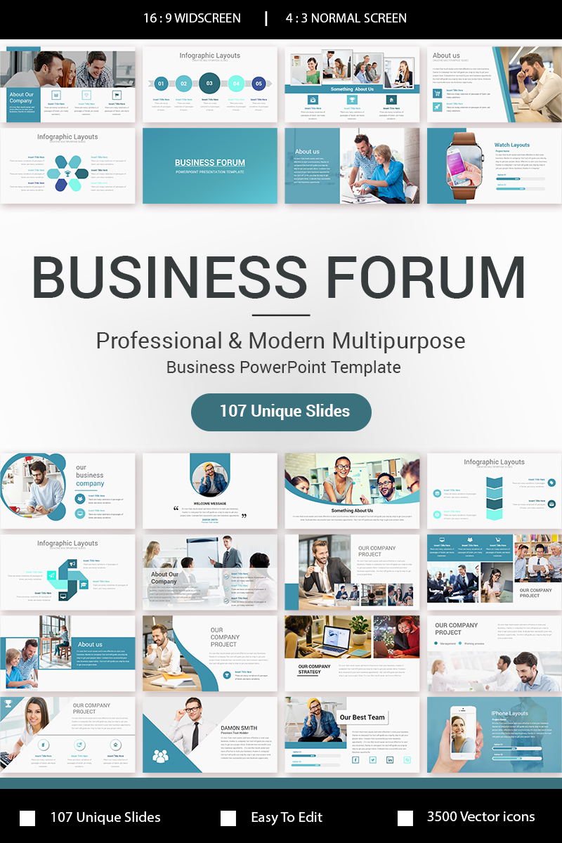 Business Forum PowerPoint template