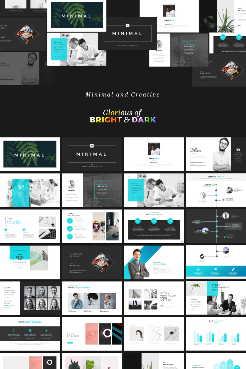 Minimal & Creative PowerPoint template