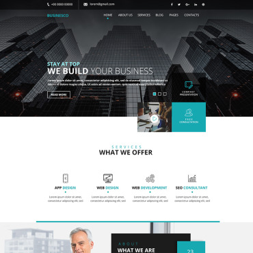 Website Agency PSD Templates 79776