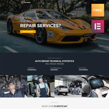 Car Repair WordPress Themes 79864