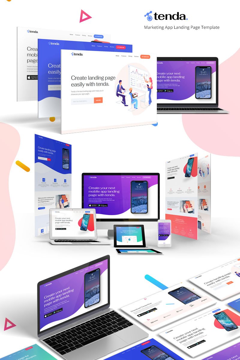 Tenda - App Landing Page Template