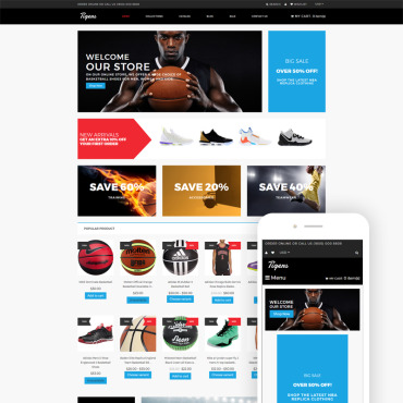 Basketball Ecommerce Shopify Themes 79975
