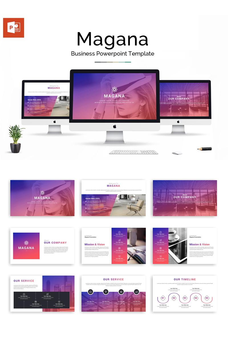Magana PowerPoint template