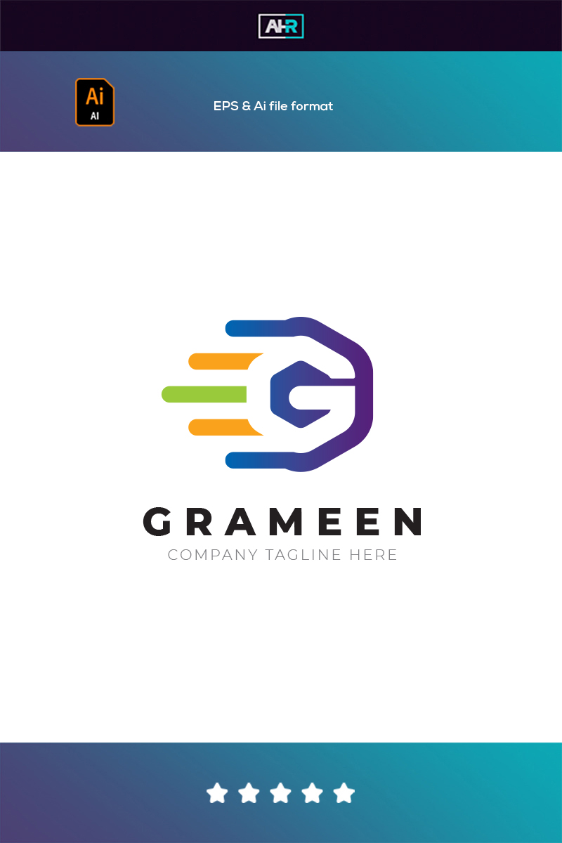 Grameen G Letter Logo Template