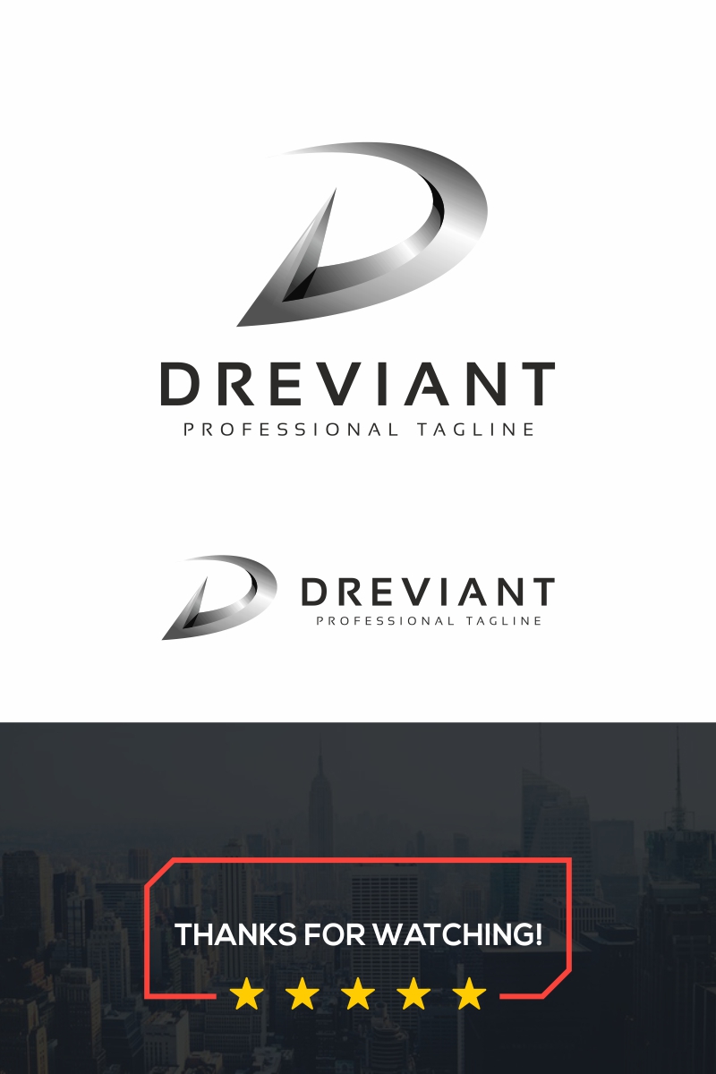 Dreviant D Letter Logo Template