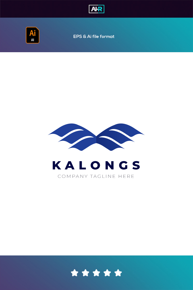 Kalongs Bird Logo Template