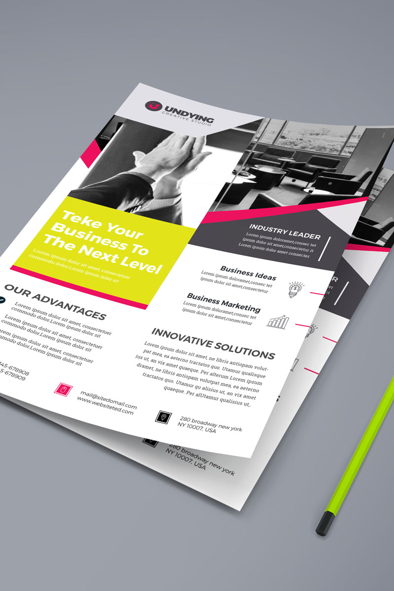 Take Your Business Next Level Flyer - Corporate Identity Template