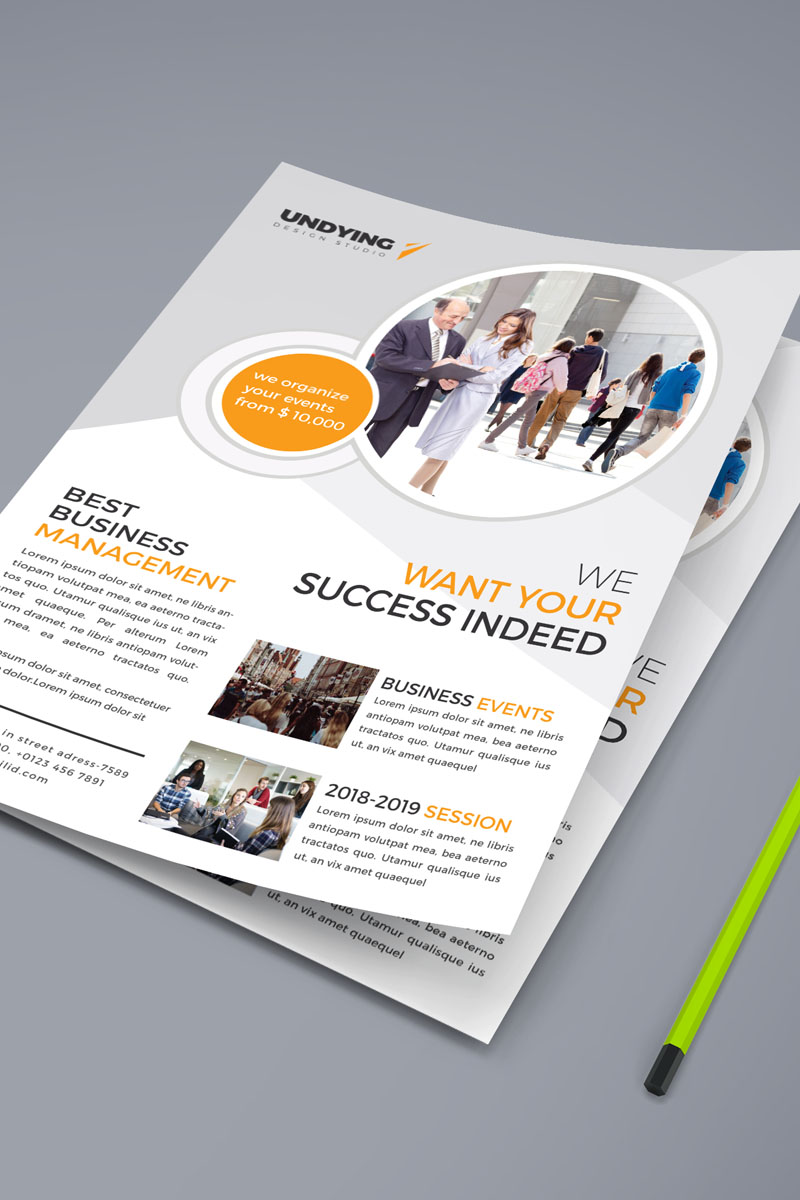 Business Management Flyer - Corporate Identity Template