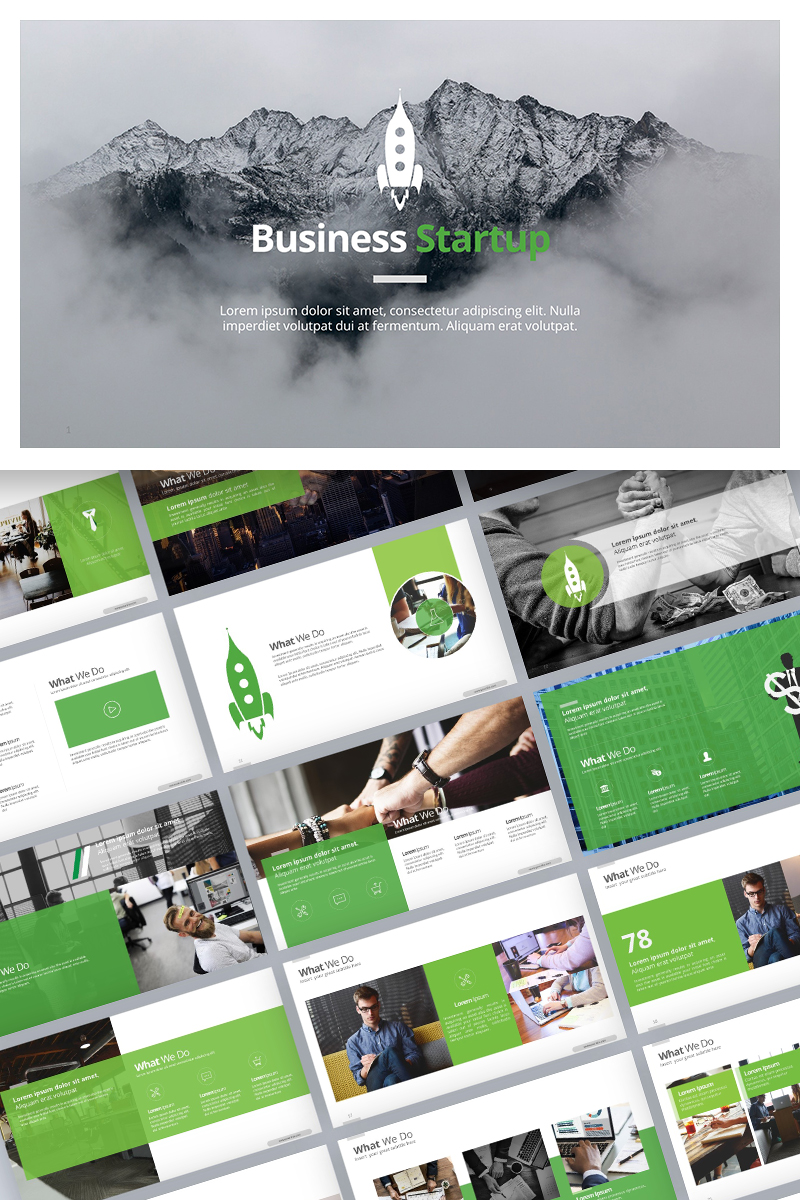 2019 Startup Business PowerPoint template