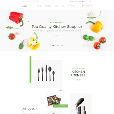 Ecommerce Food Shopify Themes 80151
