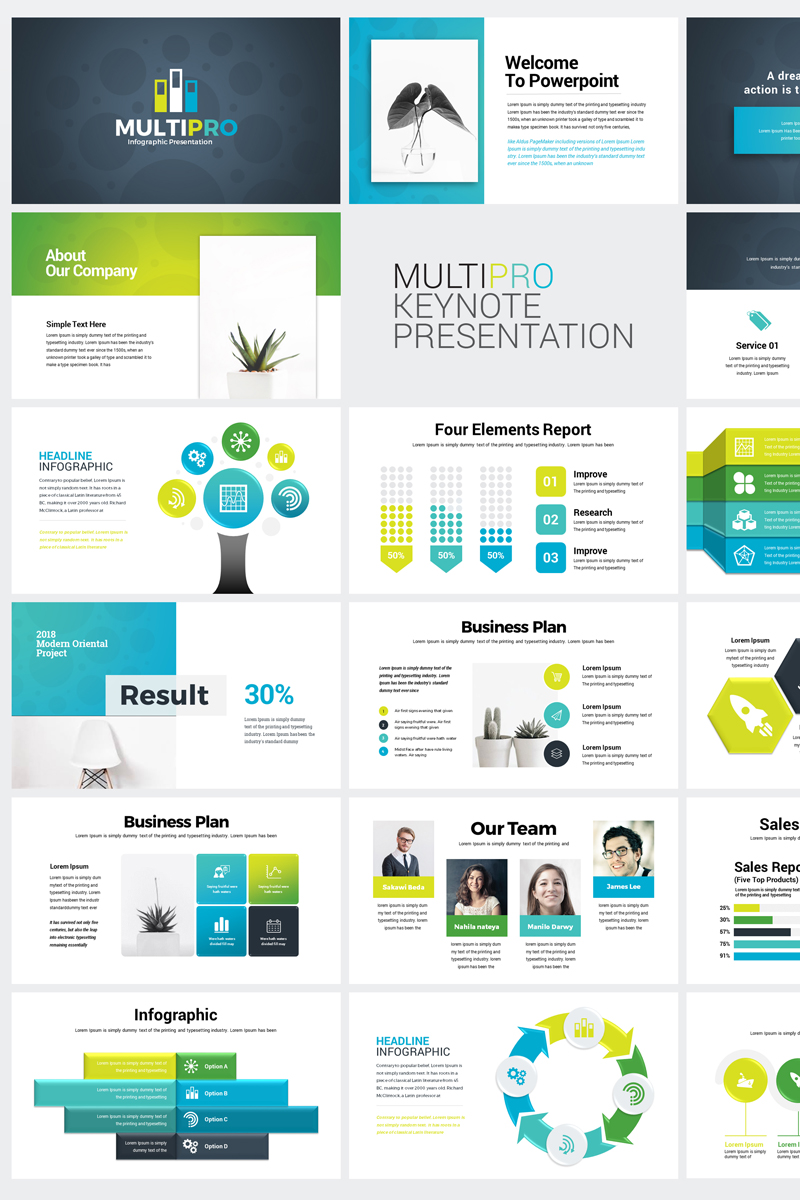 Business Infographic - Keynote template