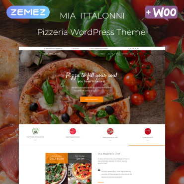 Dishes Menu WordPress Themes 80269