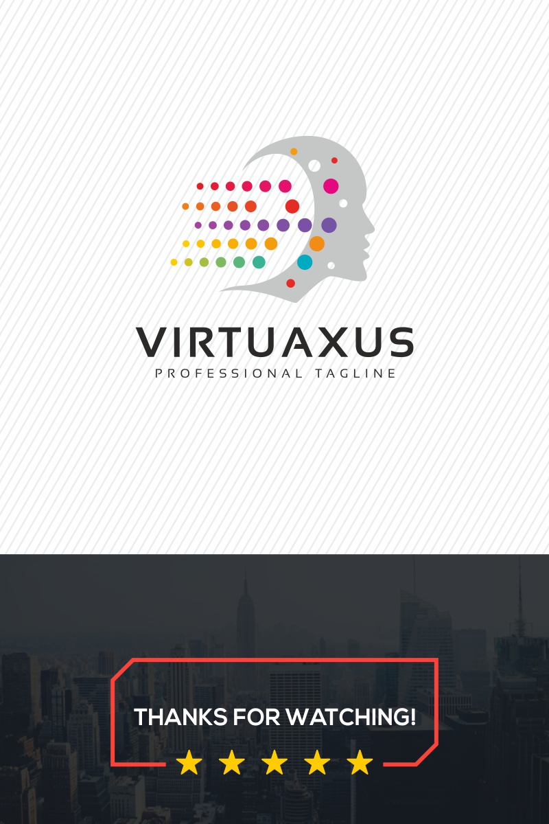 Virtuaxus Logo Template