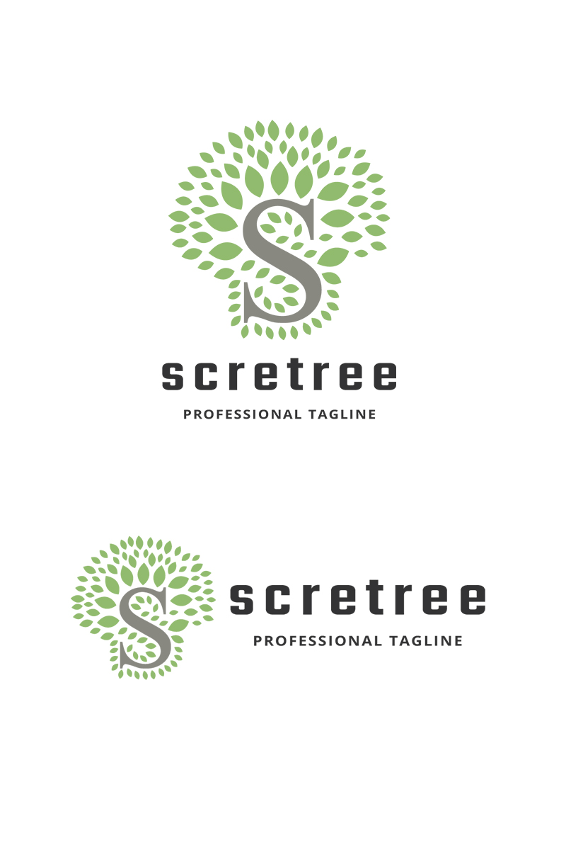 Secret Tree - Letter S Logo Template