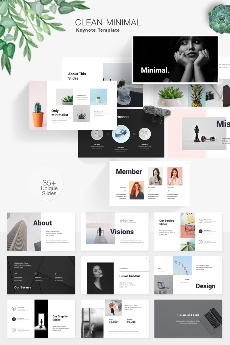 Minimal - Keynote template