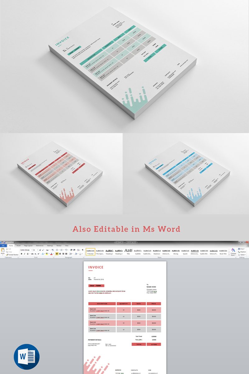 Invoice - Corporate Identity Template