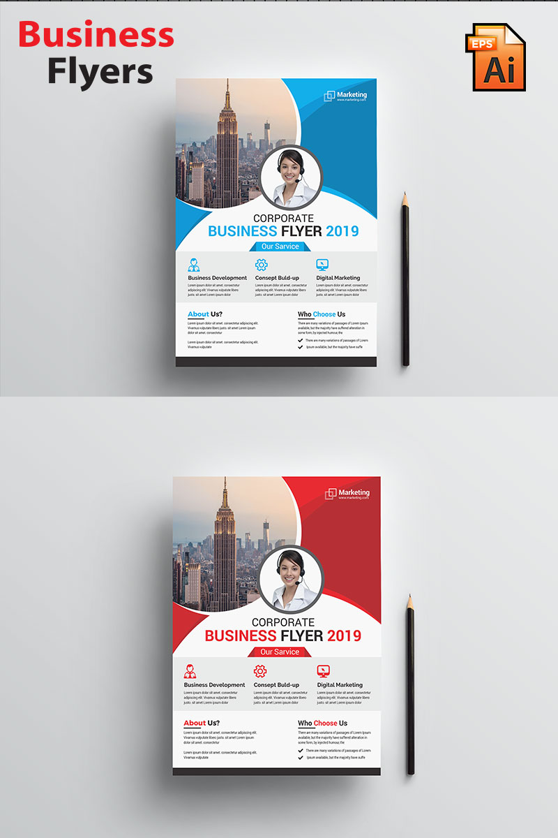 Our Service Business Flyers - Corporate Identity Template