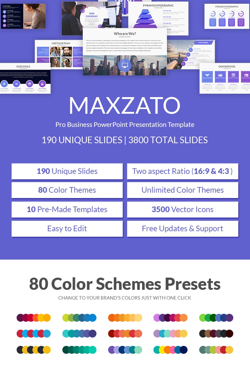 Maxzato Pro Business PowerPoint template