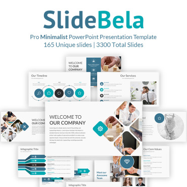 Clean Corporate PowerPoint Templates 80338