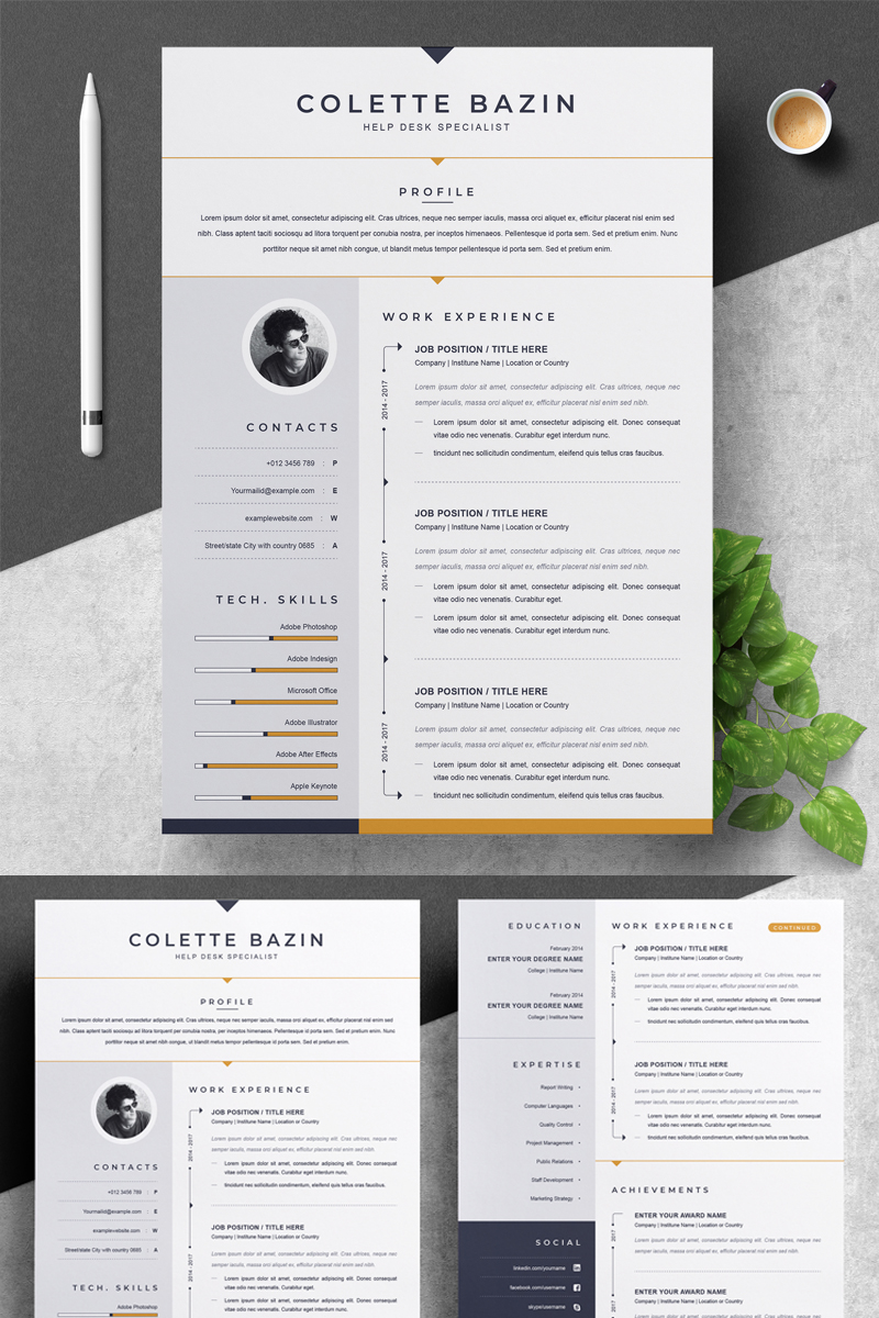 Bazin Resume Template