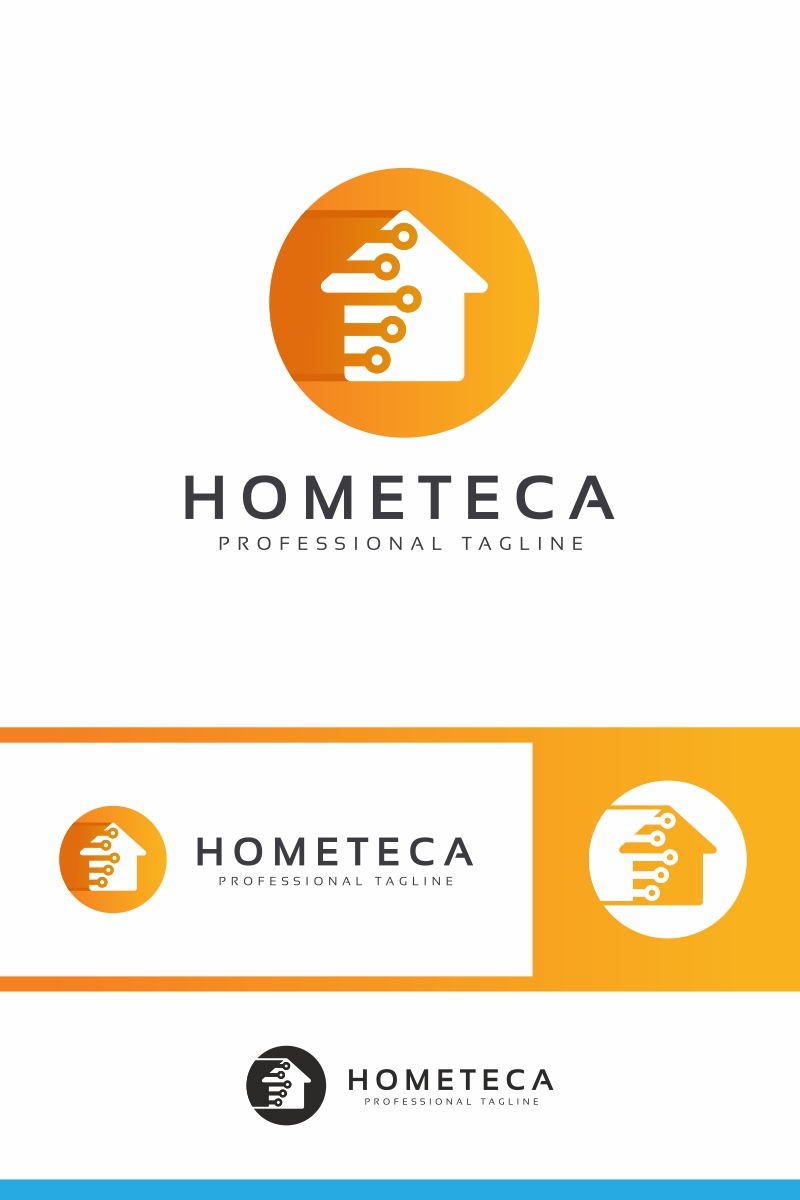 Home Tech Logo Template