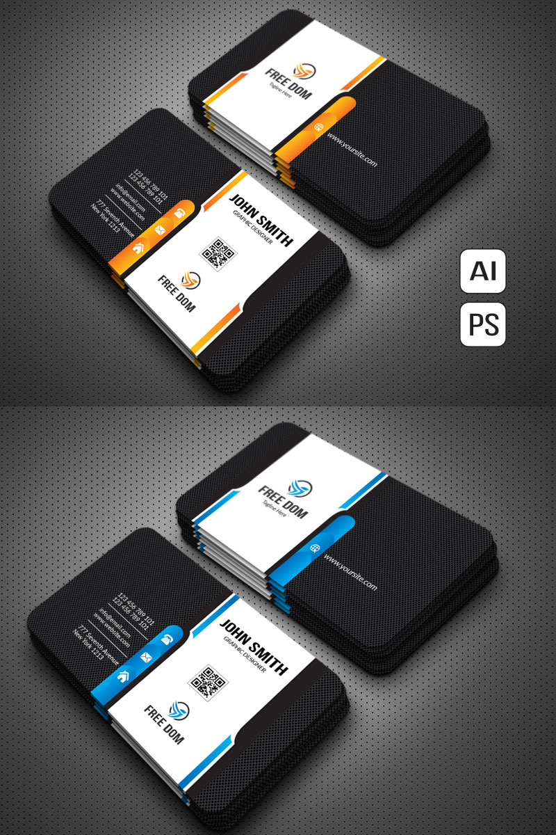 Print High Quality Business card - Corporate Identity Template