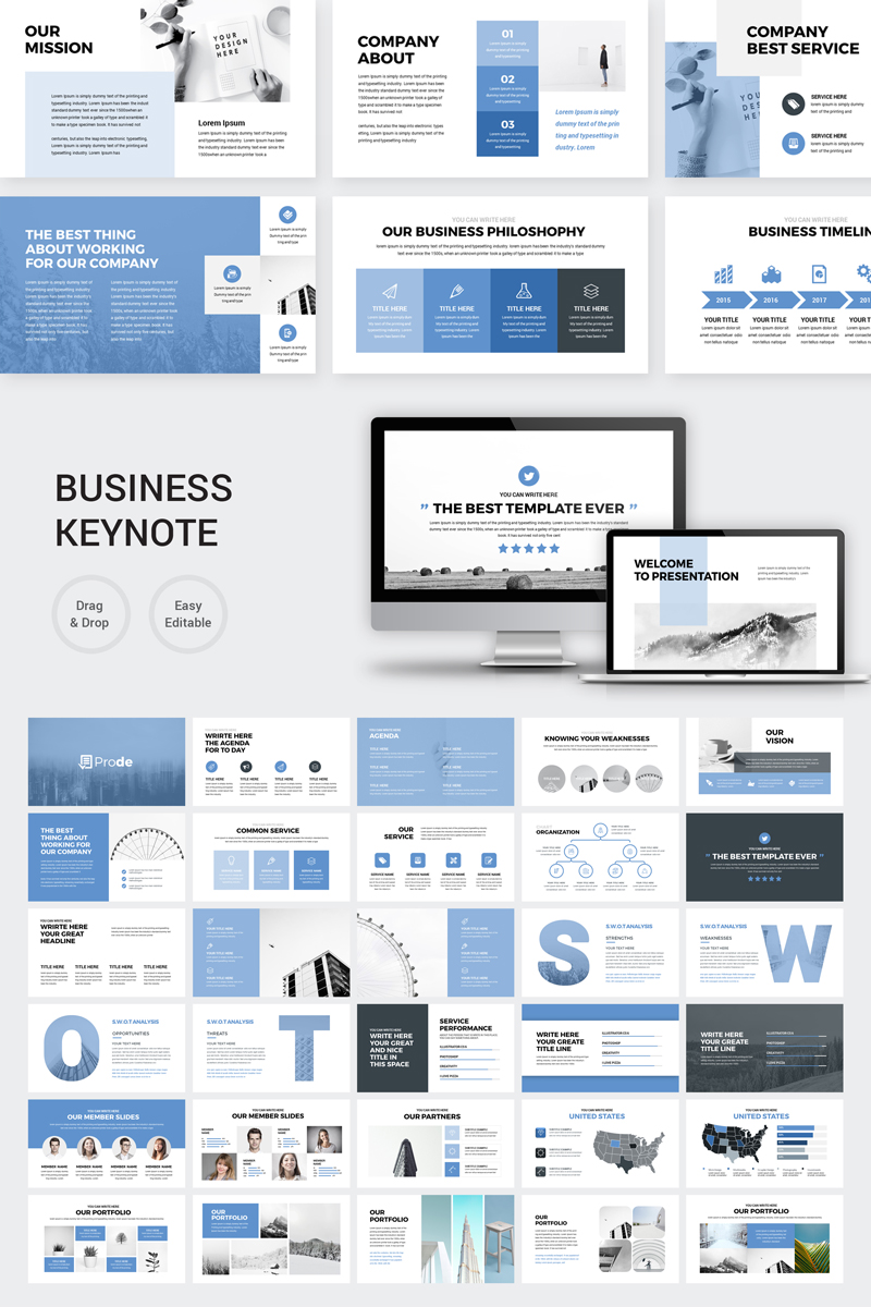Prode - Business - Keynote template