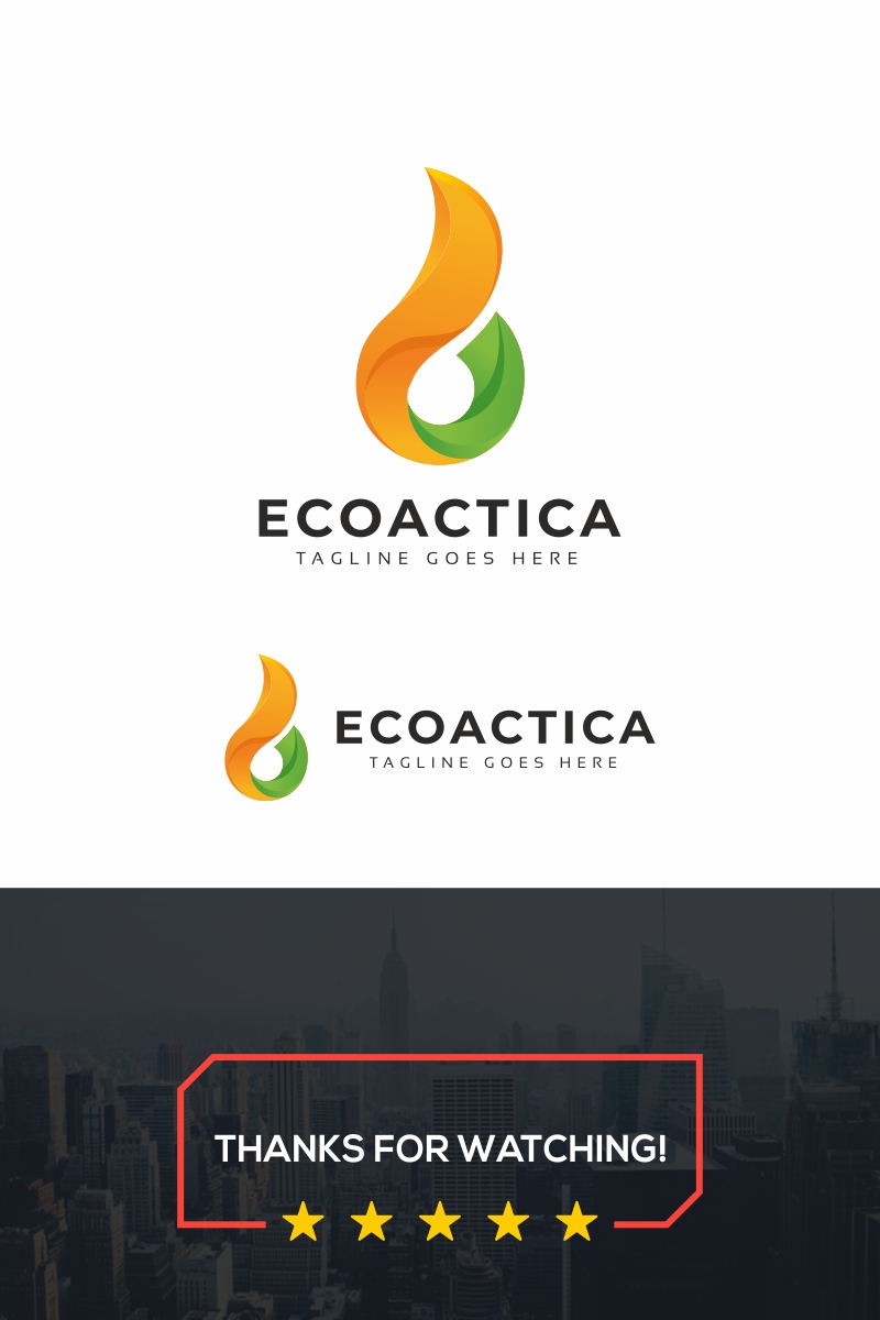 Ecoactica Logo Template