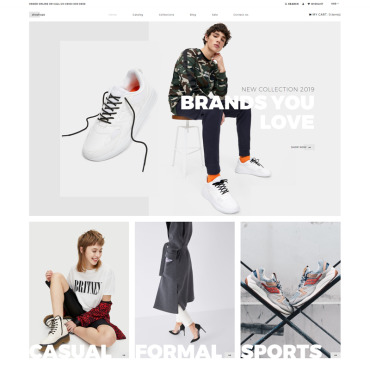 Ecommerce Footwear Shopify Themes 80483