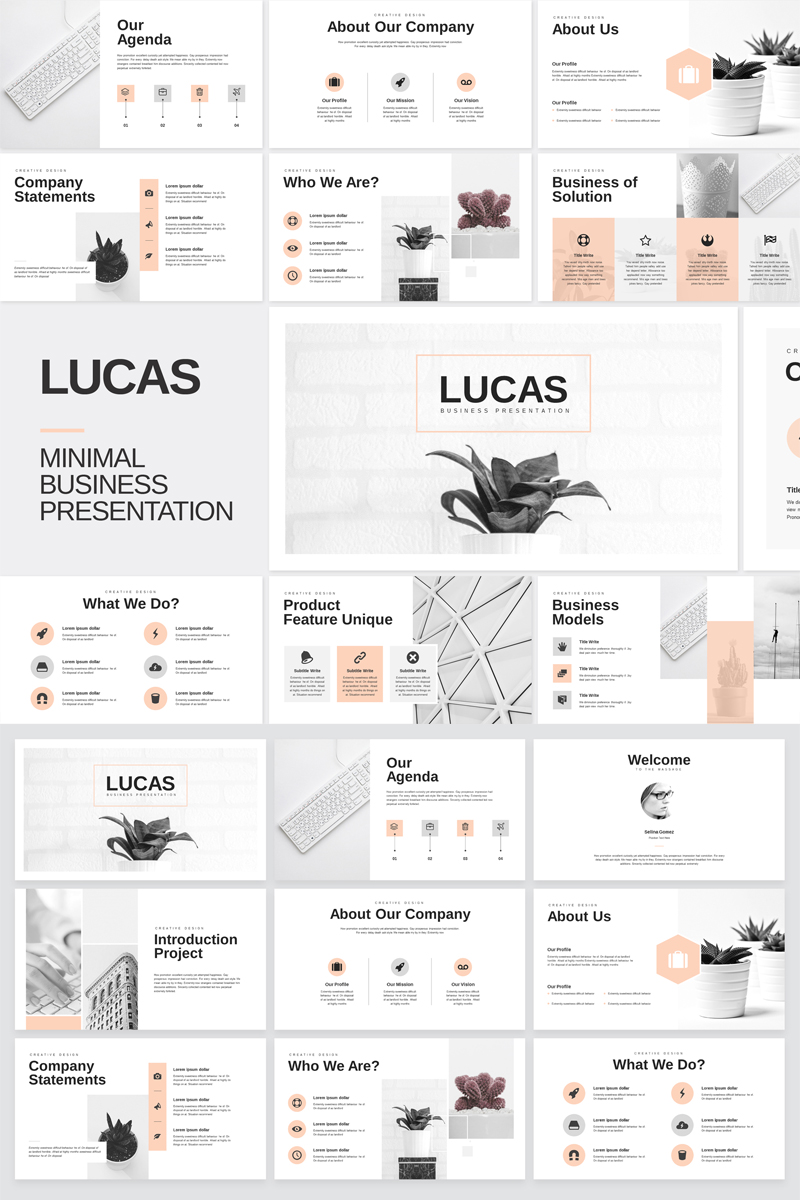 LUCAS - Minimal Business PowerPoint template