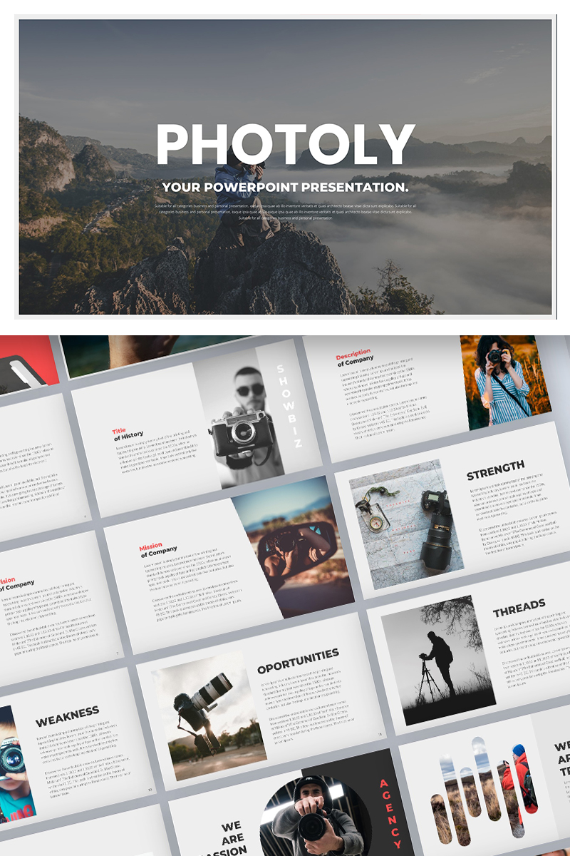 Photoly-Photograph PowerPoint template