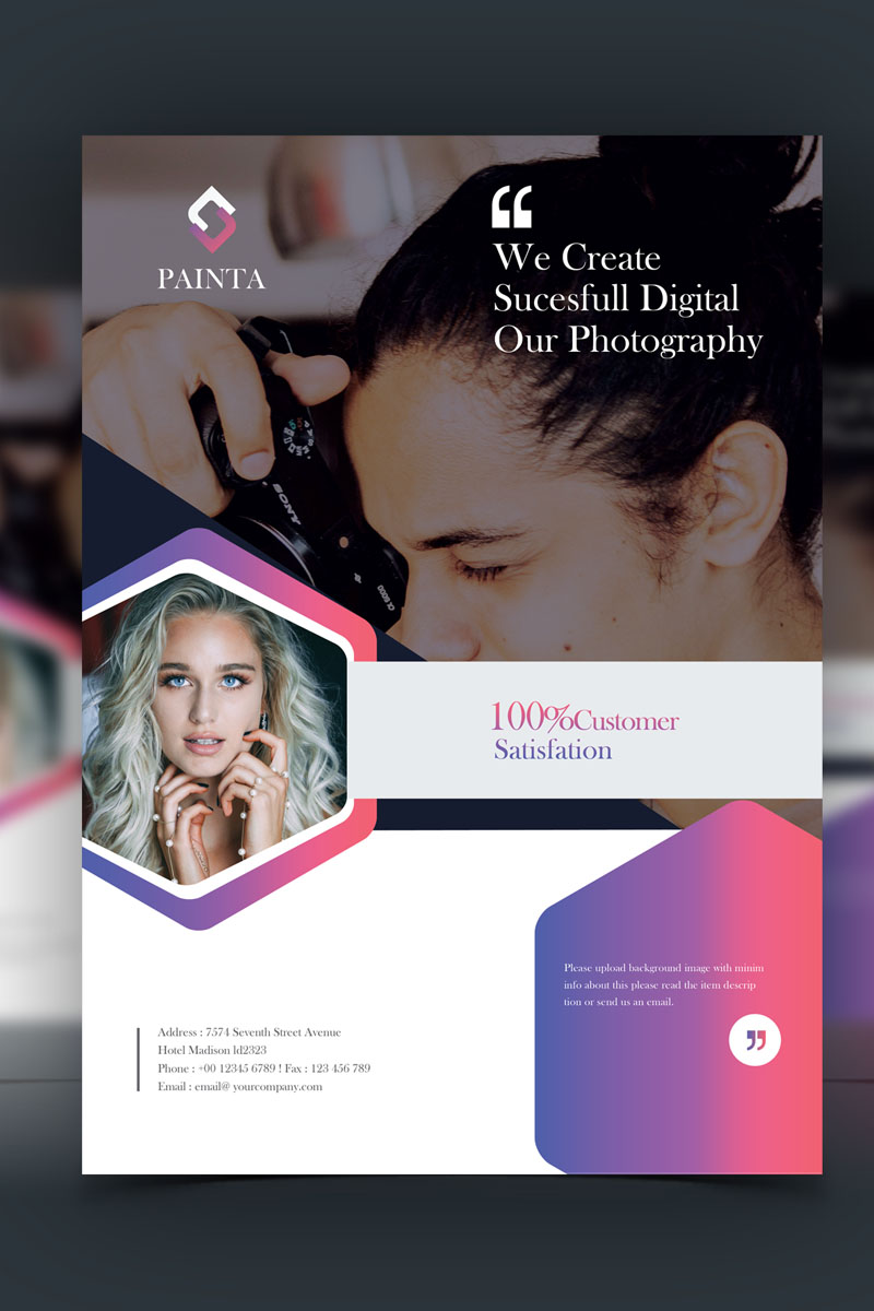 Painta- Photography Flyer - Corporate Identity Template