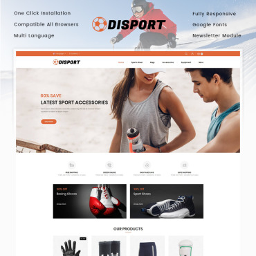 Games Gym OpenCart Templates 80656