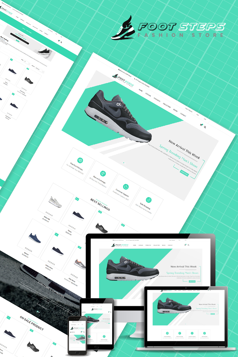 Footsteps - Shoes Multipurpose Shopify Theme