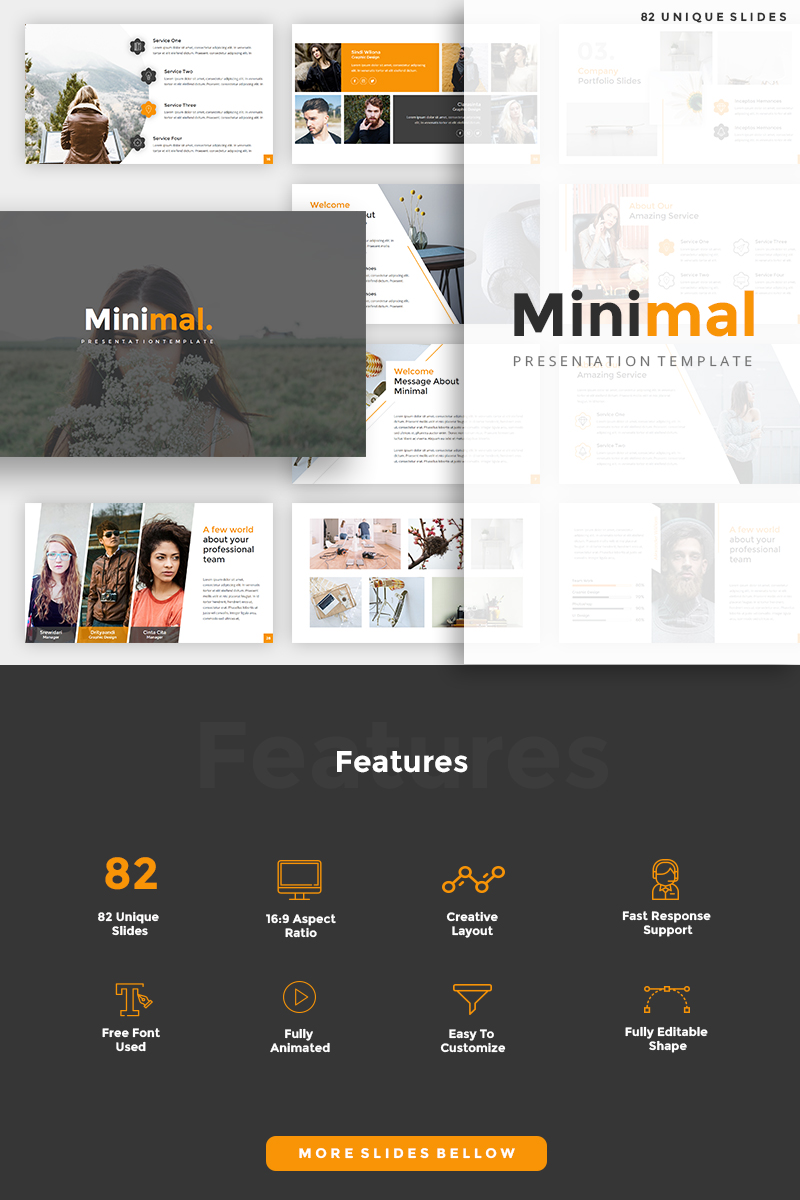 Minimal PowerPoint template