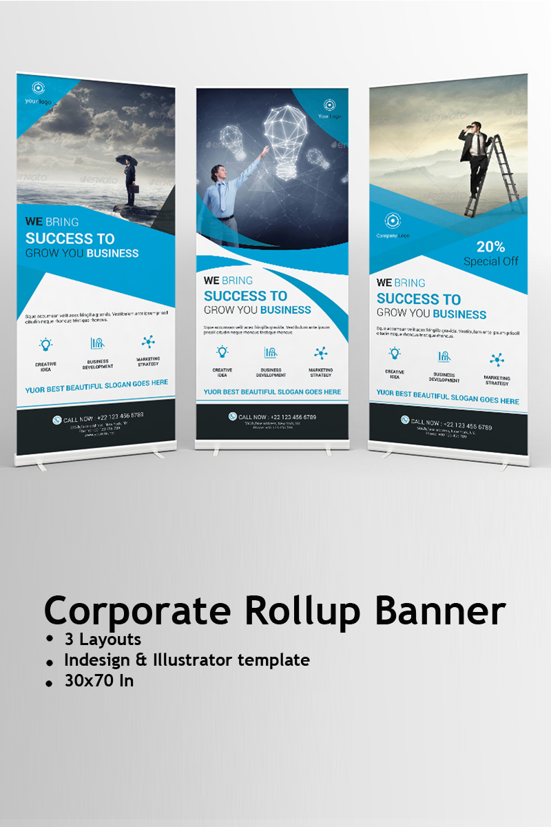 Corporate Rollup - Corporate Identity Template