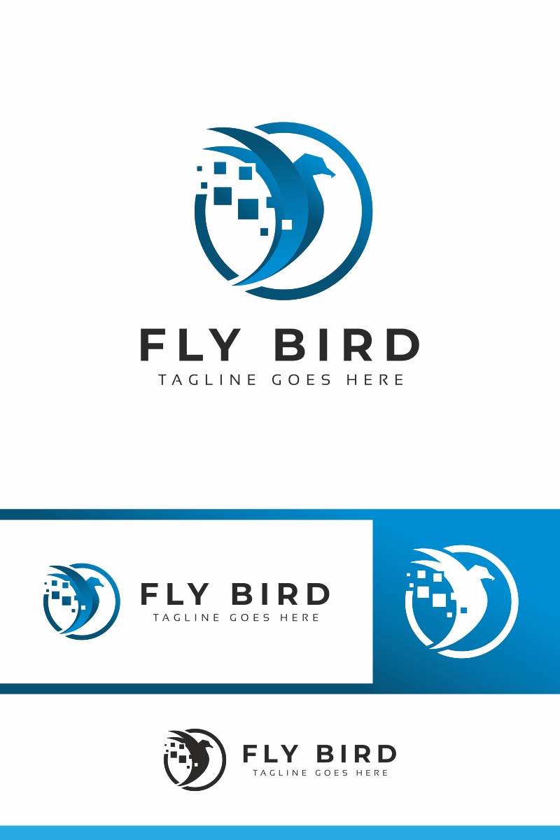 Bird Tech Logo Template