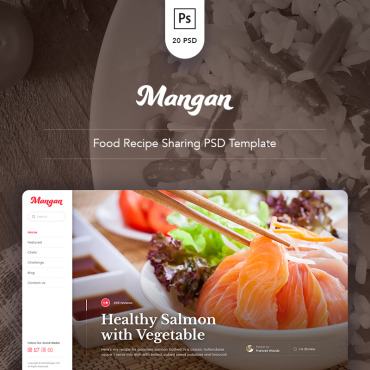 Chef Clean PSD Templates 80833