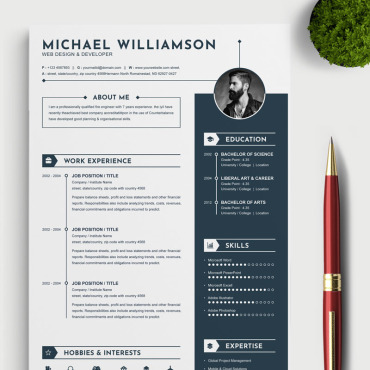 Page A4 Resume Templates 80865