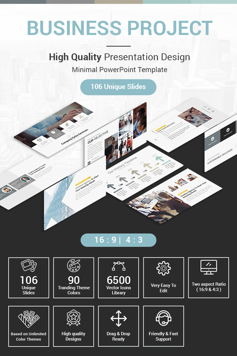 Business Project PowerPoint template