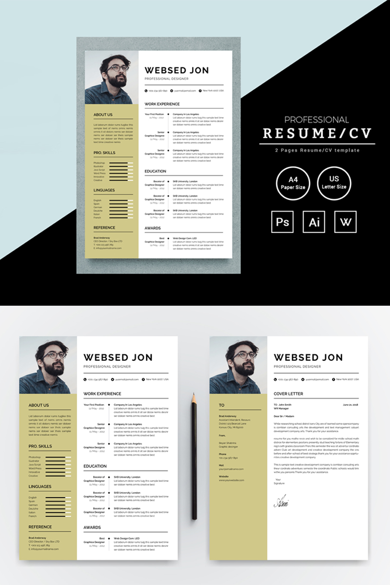 Websed Jon Resume Template