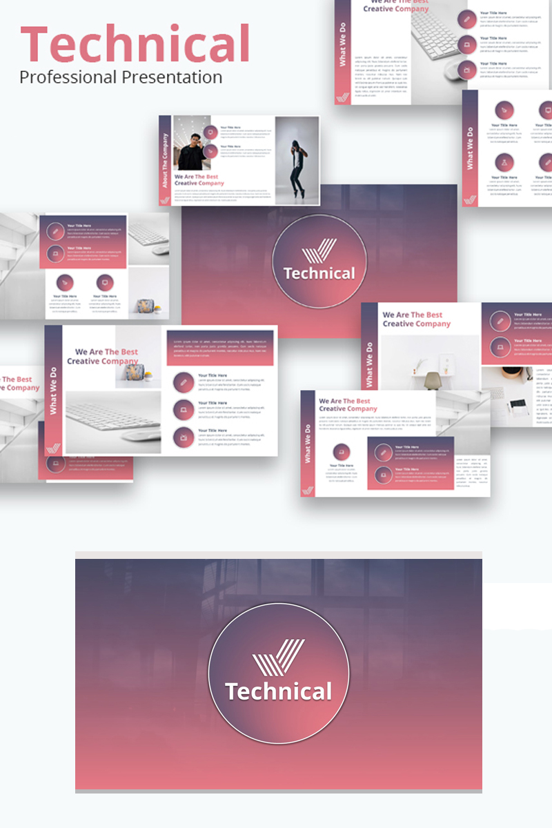 Technical PowerPoint template