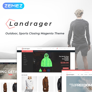 Camping Fitness Magento Themes 80993