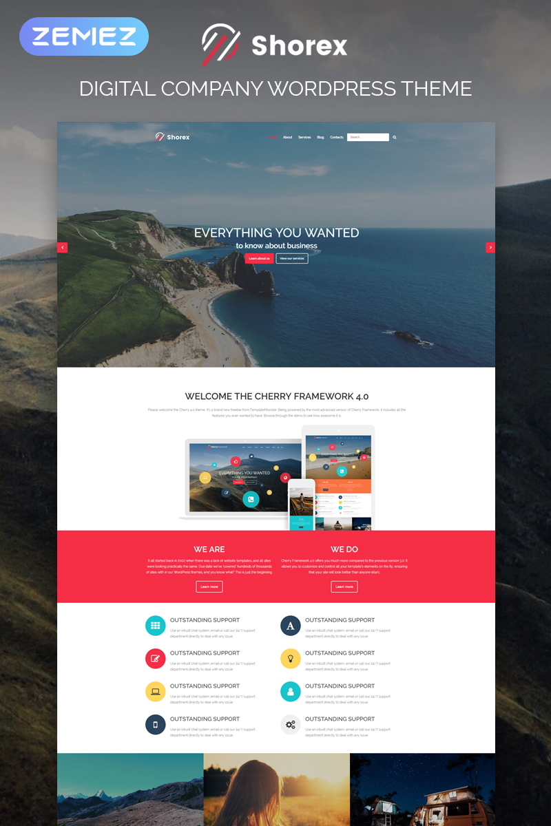 Shorex - Digital Multipurpose Modern WordPress Elementor Theme
