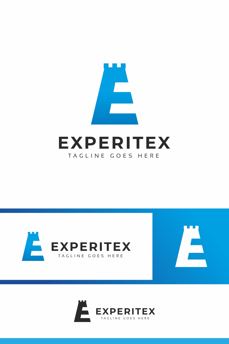 Experitex E Letter Logo Template