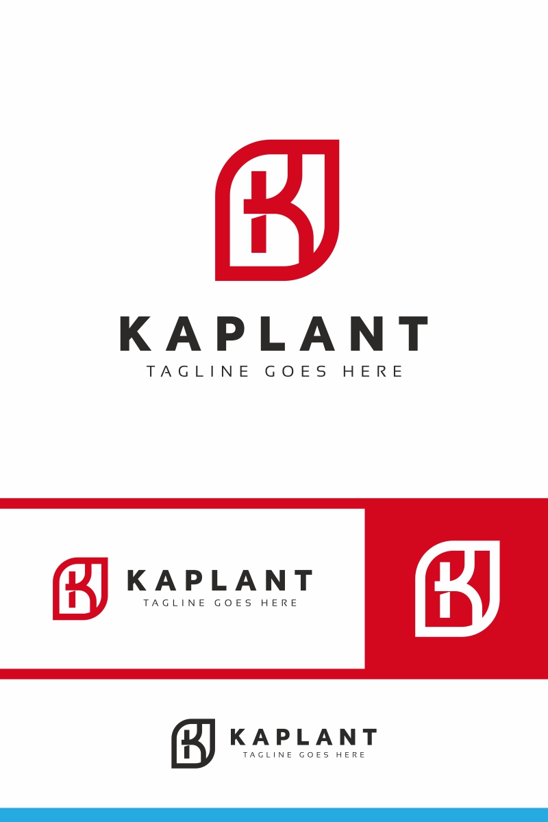Kaplant K Letter Logo Template